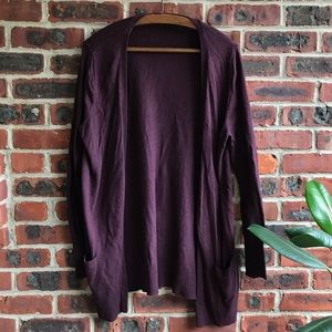 Purple Cardigan